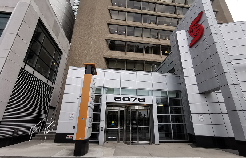 An image of Secure Data Recovery’s location at 5075 Yonge Street in Toronto.